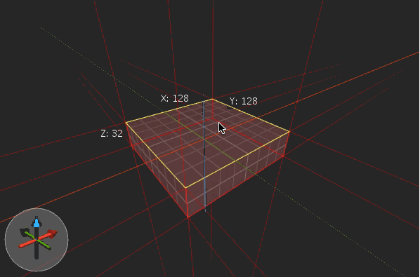 Extruding a brush in the 3D viewport