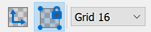 UV Lock toolbar button