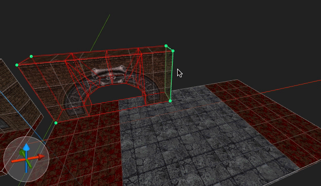 Dragging a side of the bounding box